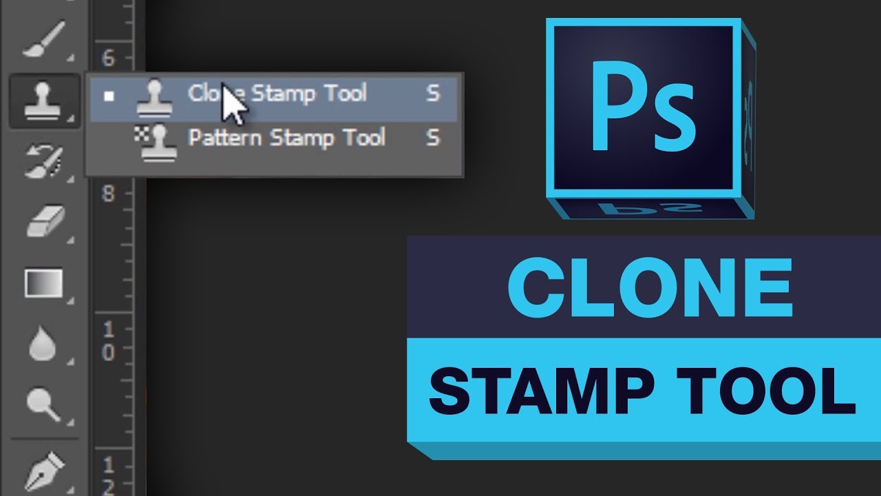 Công cụ xoá vật thể trong Photoshop Clone Stamp Tool