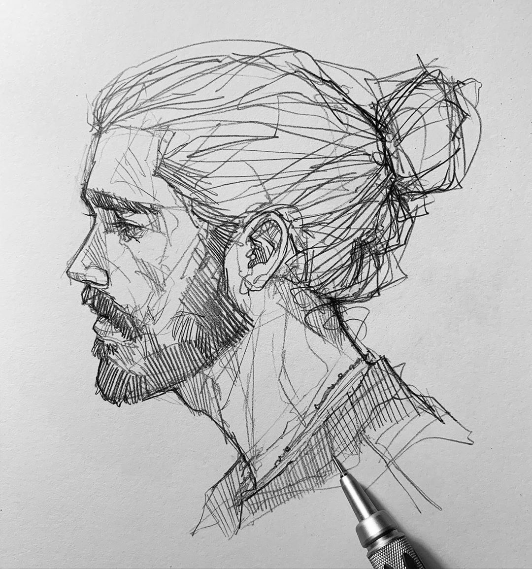 Bài Sketch chì của nghệ sĩ Efraín Malo